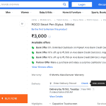 POCO Smart Stylus Pen - Flipkart Listing