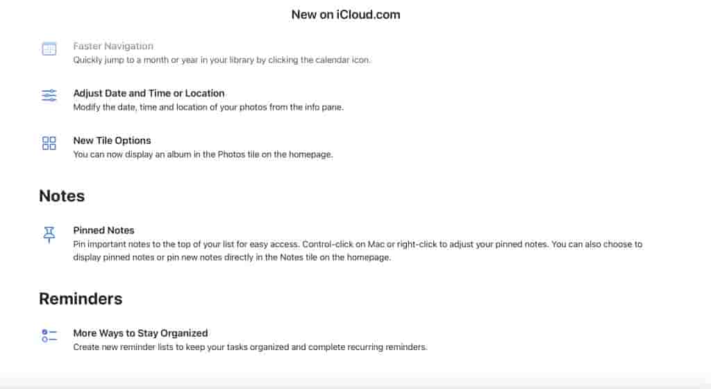 iCloud Web Updated - 4