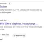 Coupon Code in Search - Web