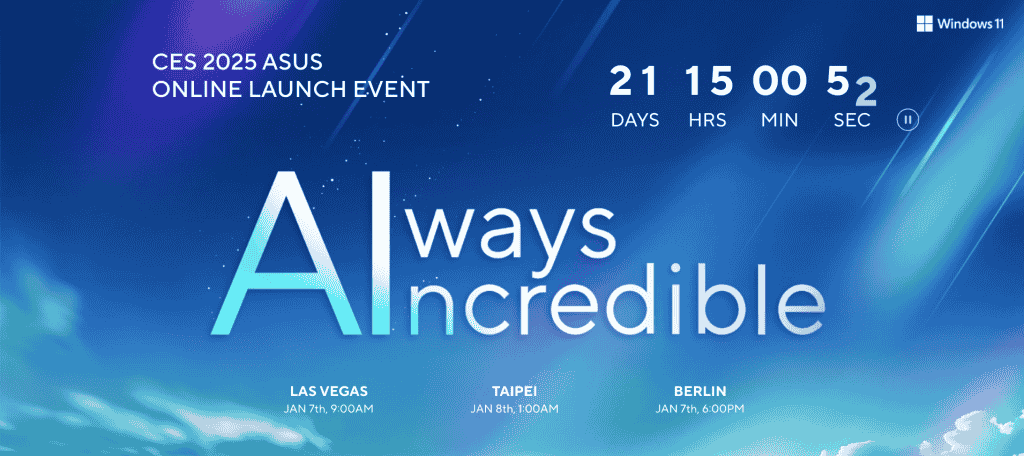 ASUS Always Incredible - CES 2025
