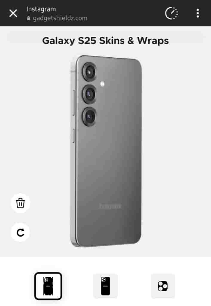 Galaxy S25 - Gadgetshieldz Listing