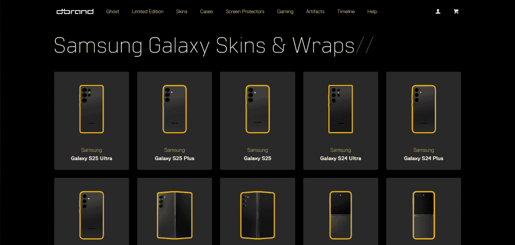 Galaxy S25 Series - Dbrand Listing