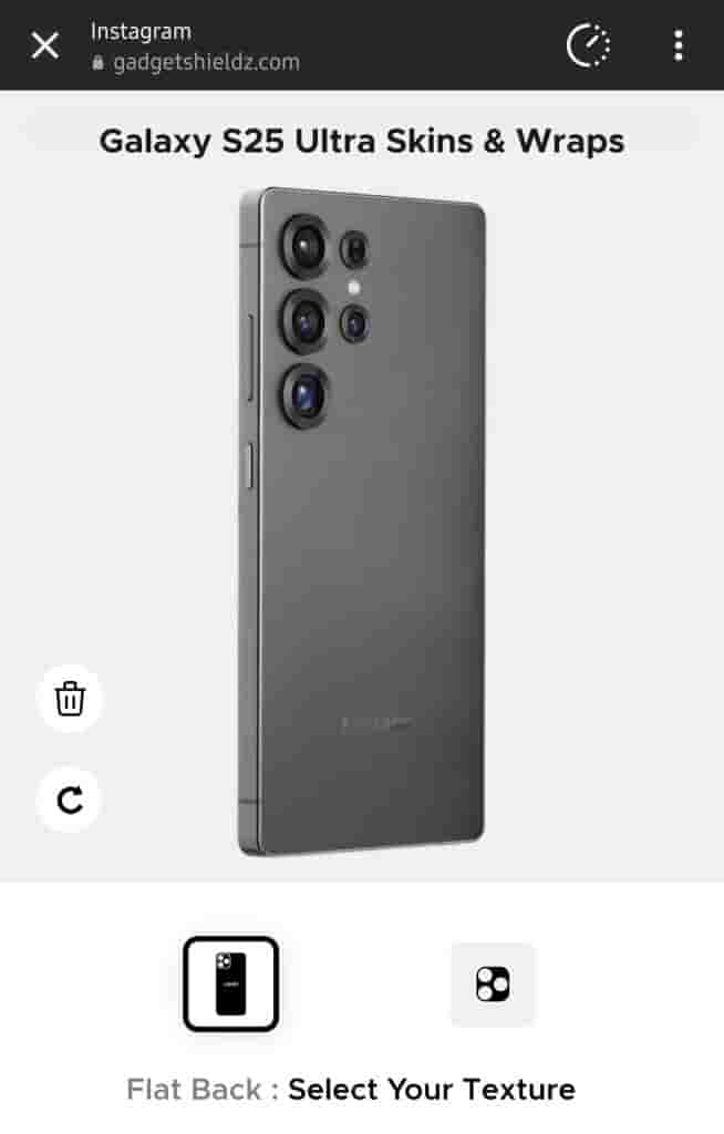 Galaxy S25 Ultra - Gadgetshieldz Listing
