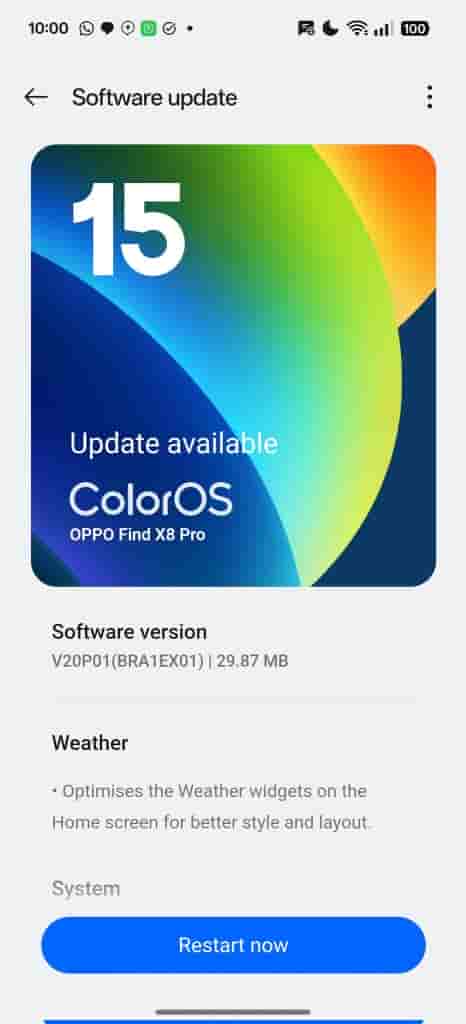 OPPO Find X8 Pro - Global Model Update (1)