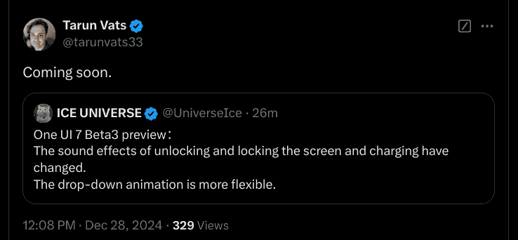 One UI 7 Beta 3 - X Update
