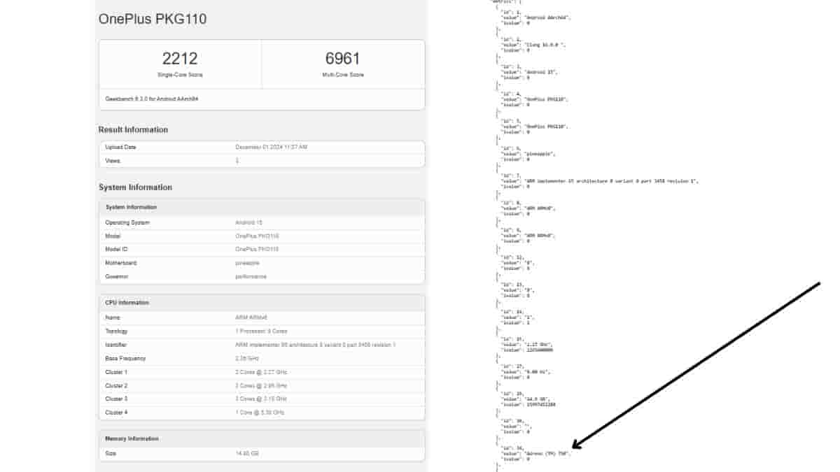 OnePlus Ace 5 spotted on Geekbench with Snapdragon 8 Gen 3 SoC
