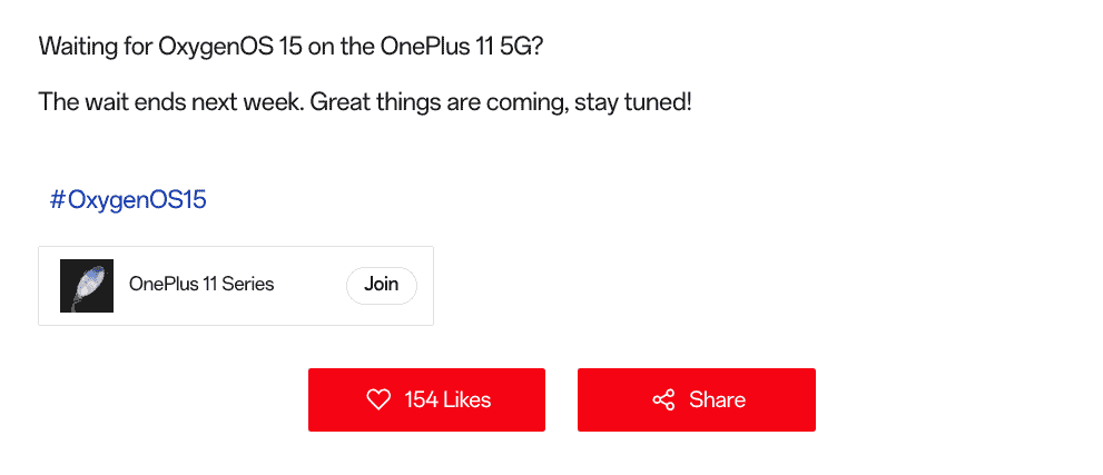 OnePlus 11 5G - OxygenOS 15
