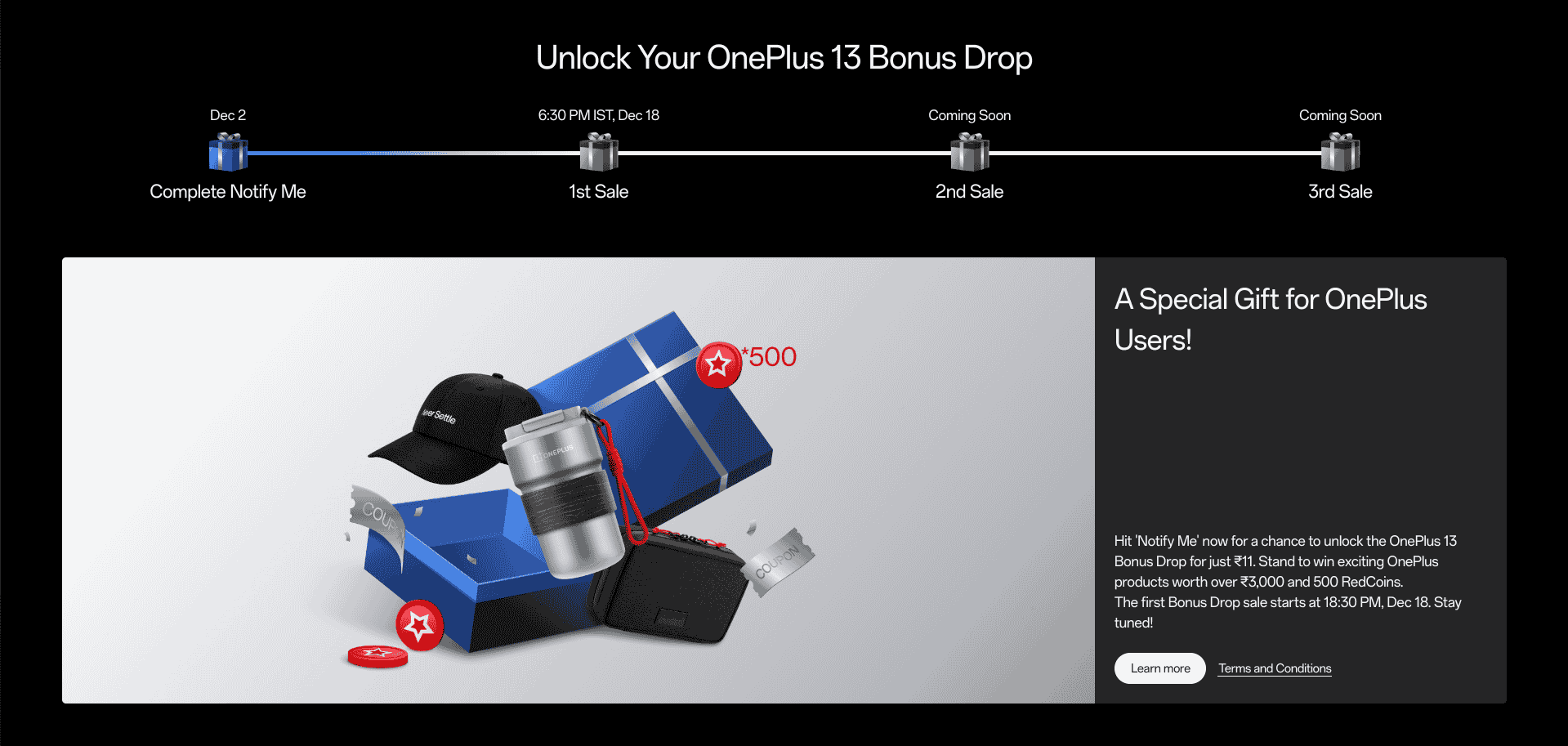 OnePlus 13 Bonus Drop