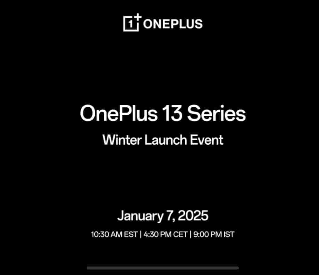 OnePlus 13 Series - Launch Date