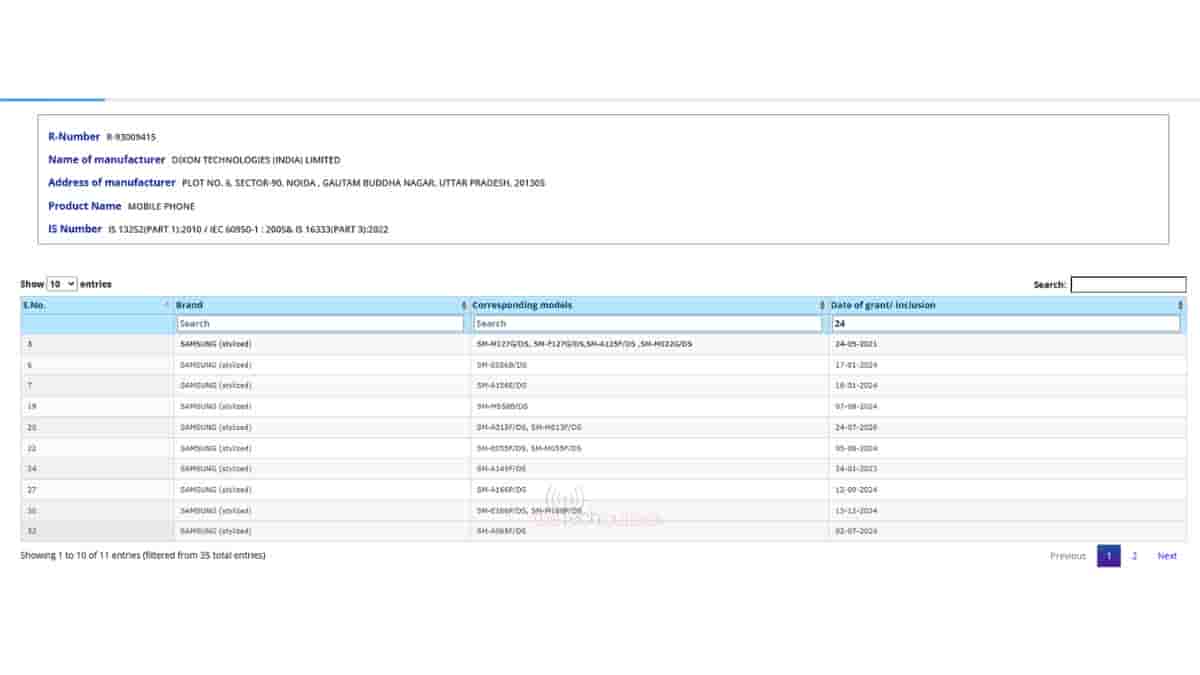 Samsung Galaxy M16 and F16 spotted on BIS