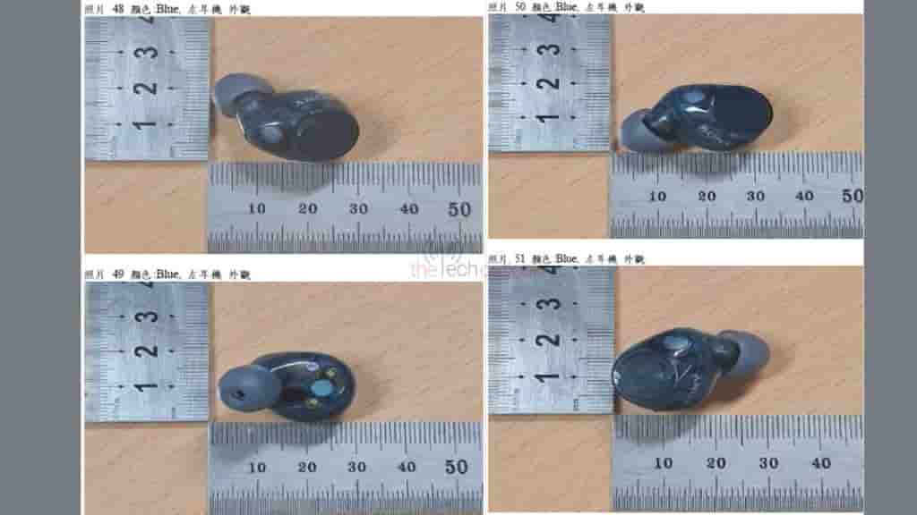 Sony 'YY2986' - Transparent Blue Earbuds