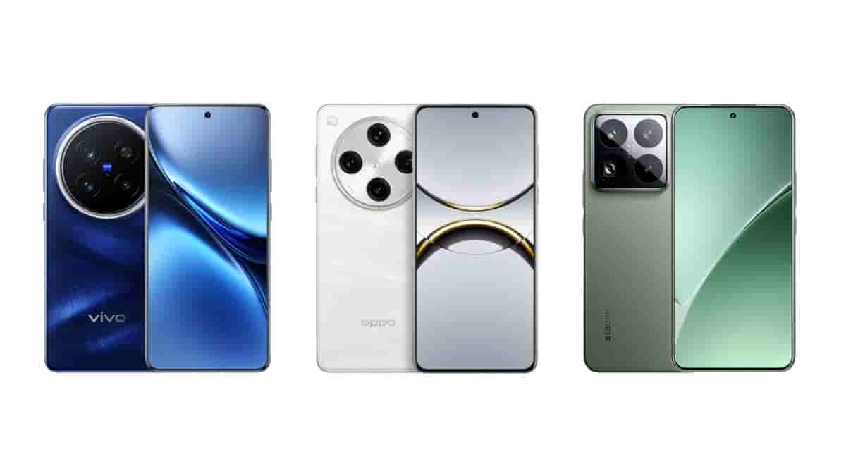 Vivo X200 Pro, OPPO Find X8 Pro, Xiaomi 15 Pro