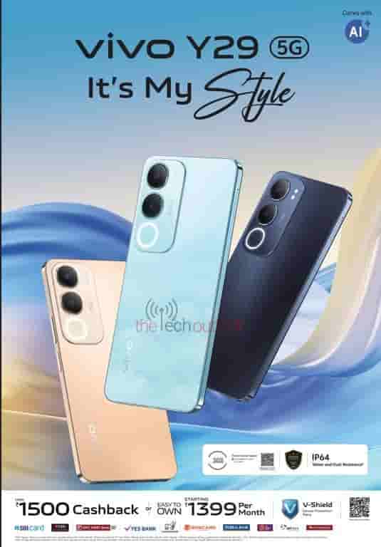 Vivo Y29 5G Offline Poster Leaked
