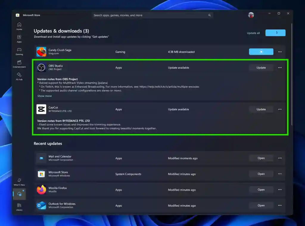 Update Win32 Apps Directly in the Store (1)