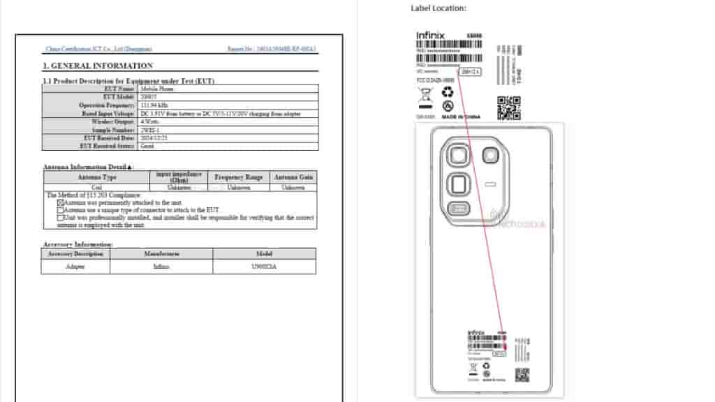 Infinix Note 50 Pro spotted on FCC