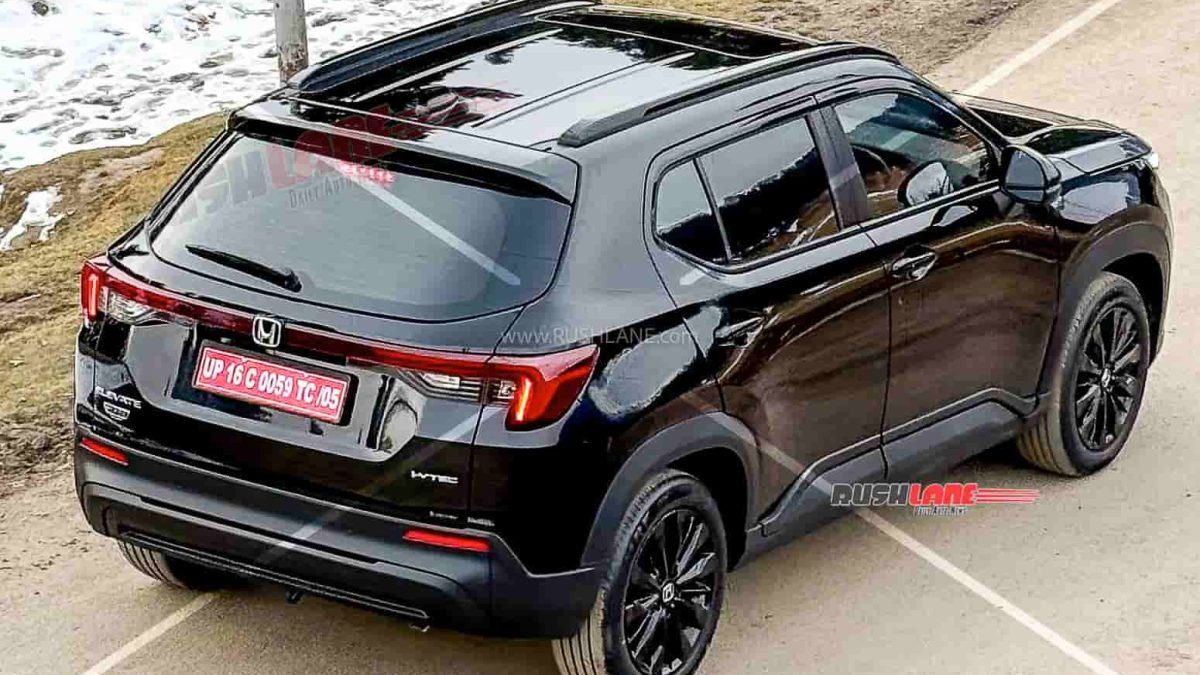 Honda Elevate New Black Edition Model Spotted: Brand Might be Planning on Boosting Competition with this New Color Variant