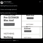 Nothing Phone (3a) and Phone (3a) Pro - X Update