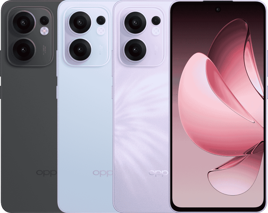 Custodia Militare Per OPPO Reno 13F/13FS 5G/4G Con Protezione Fotocamera Scorrevole E Supporto Magnetico 360° - Antiurto, Argento