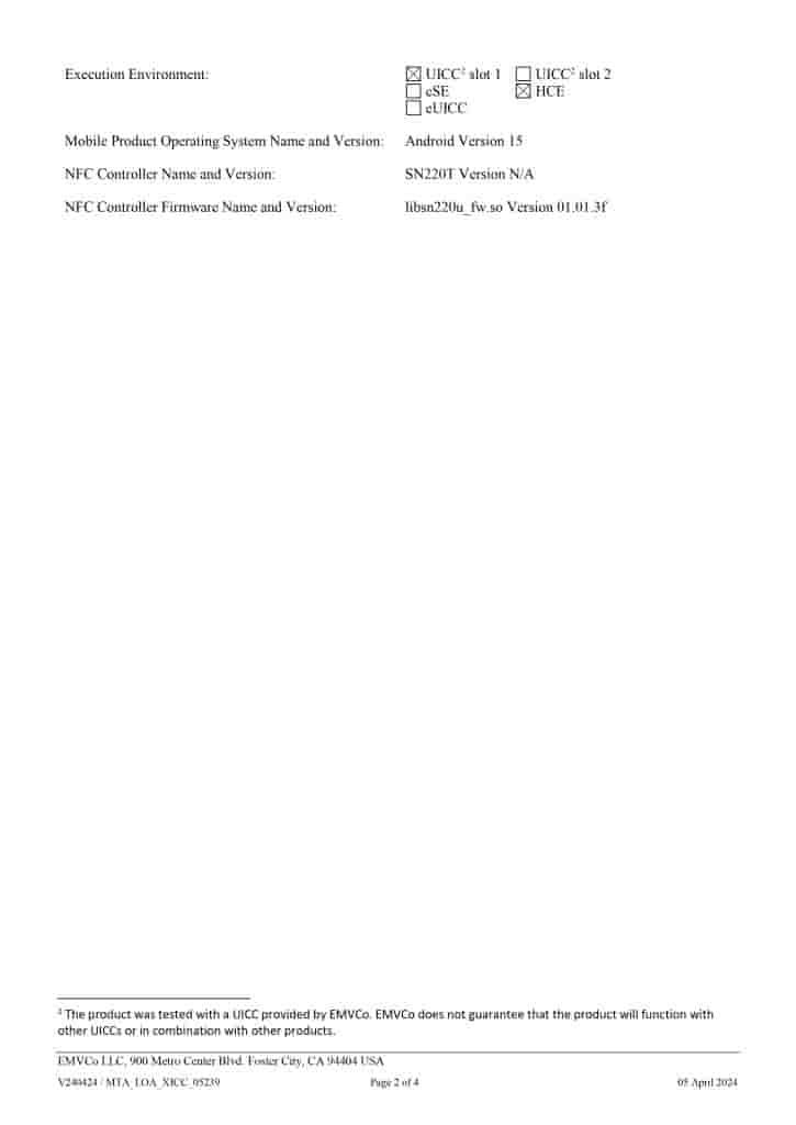 POCO F7 Pro - EMVCo Letter of Approval (2)