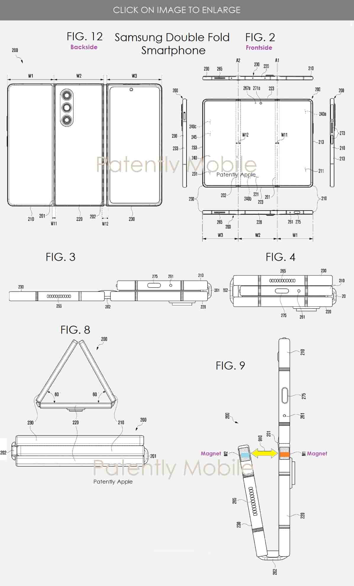 Samsung Multi-Foldable Double Fold Smartphone Working Image