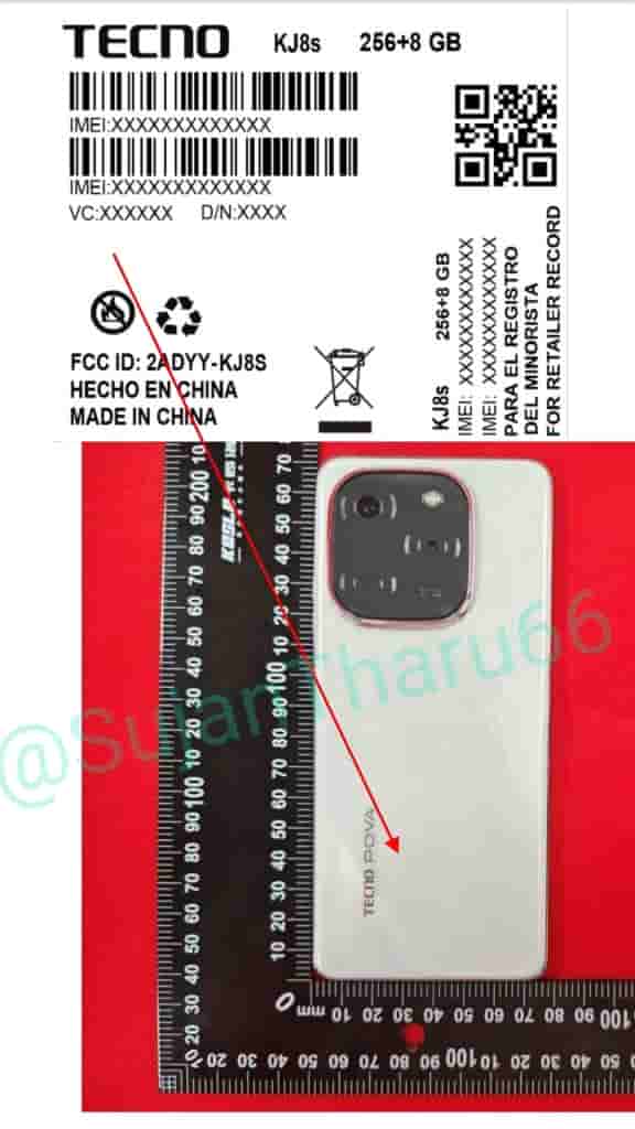 Tecno Pova 6 5G Spotted on FCC (2)