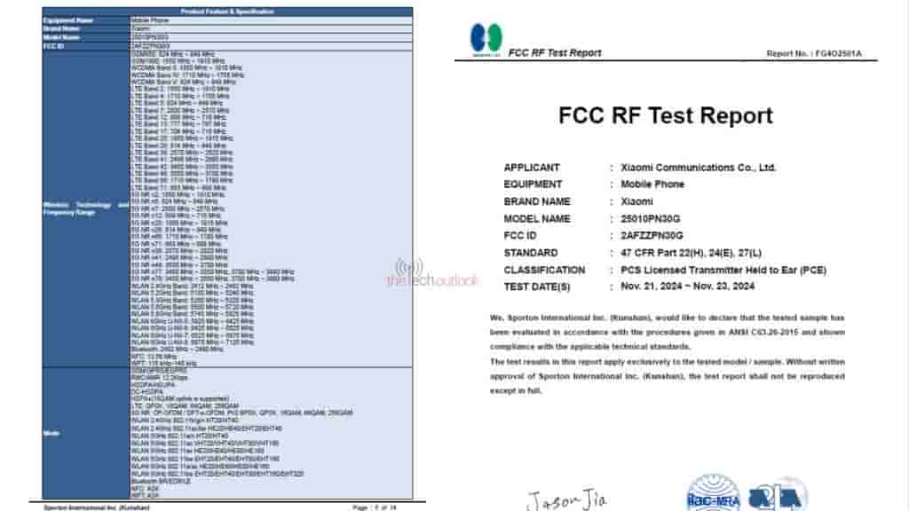 Xiaomi 15 Ultra Global Variant Spotted on FCC