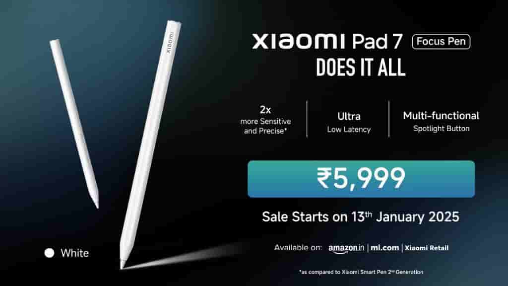 Xiaomi Pad 7 Focus Pen