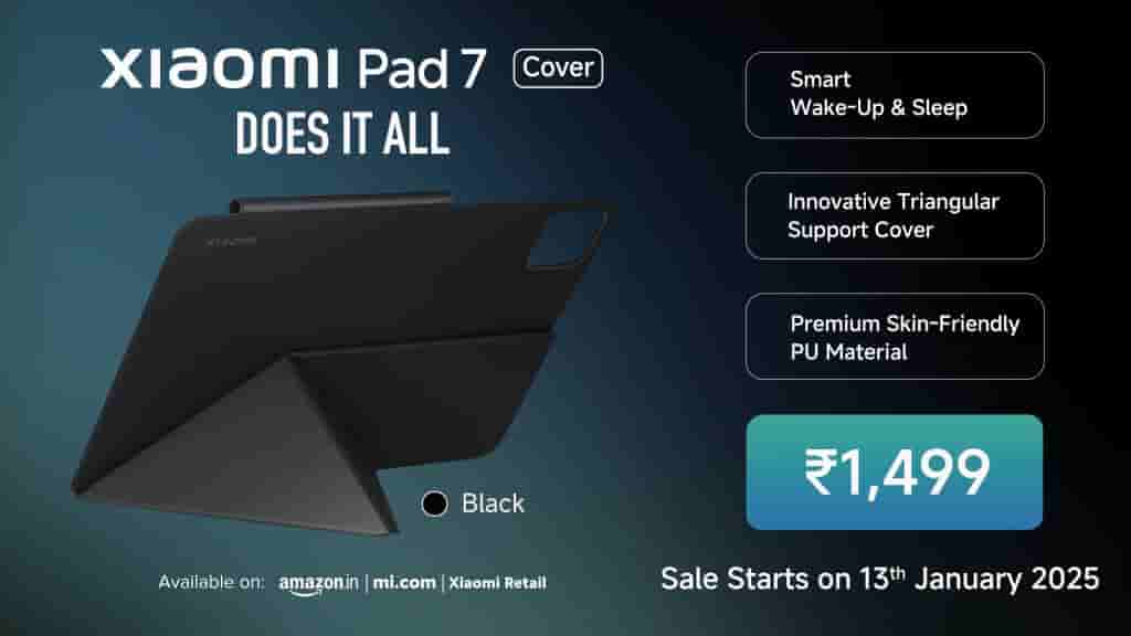 Xiaomi pad 7 Cover Black