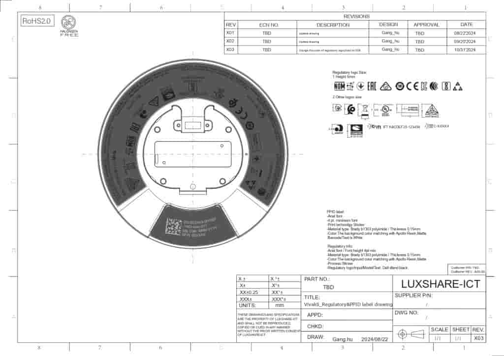 Dell 'SL525' Wireless Speaker Schematic and Other Details (2)