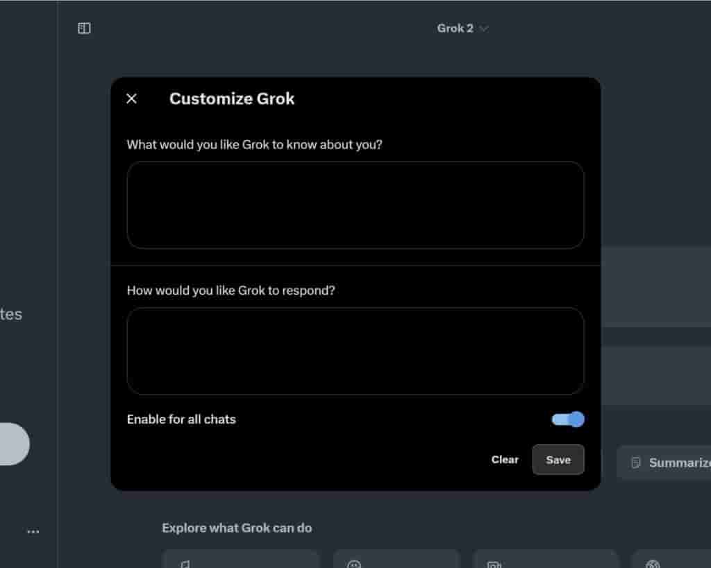 Grok - Custom Instructions (2)