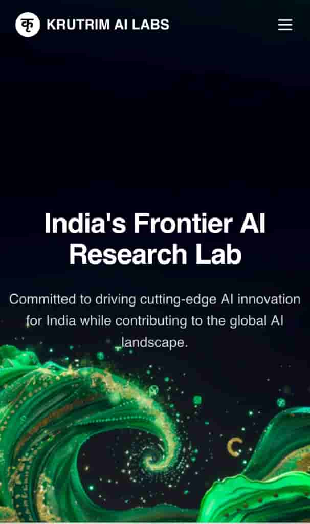 Krutrim AI Lab - Officially Announced