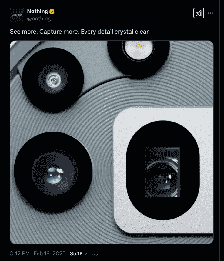 Nothing Phone (3a) Series - Camera  Module With Periscope Telephoto Lens