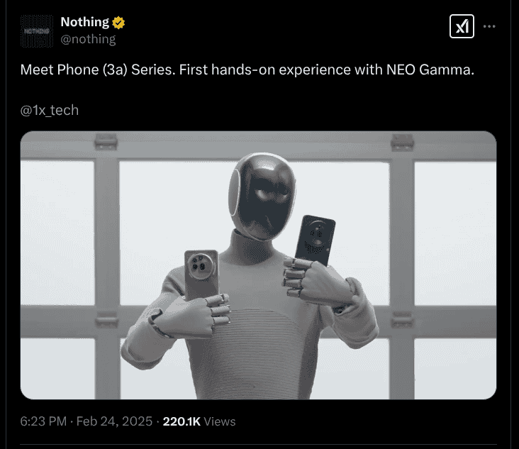 Nothing Phone (3a) Series Unboxing Experience With 1X NEO Gamma - X Post