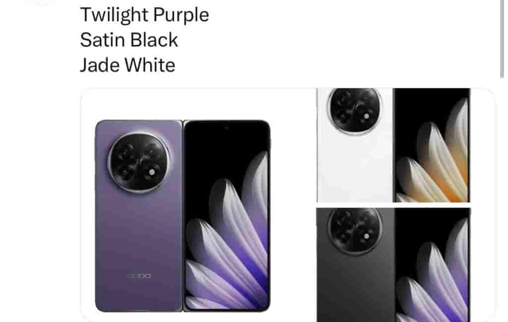 OPPO Find N5 - Color Choices for Chinese Market