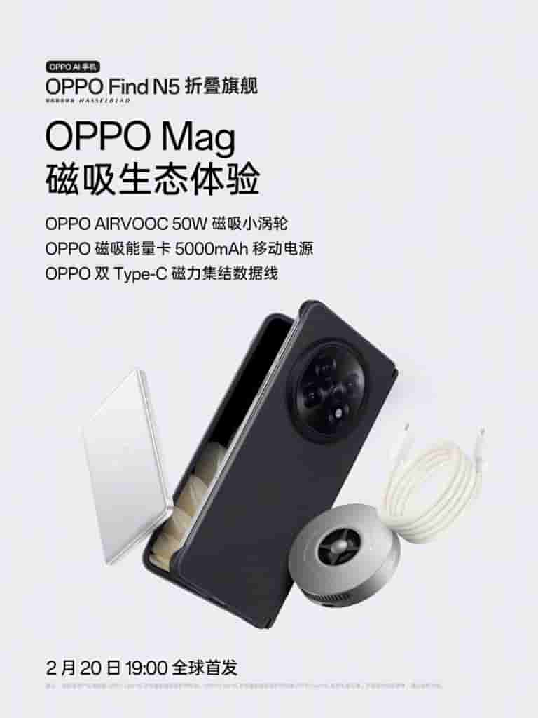 OPPO Find N5 - Magnetic Ecology Coming