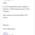 One UI 7 Beta - Still on October Google Play System Update