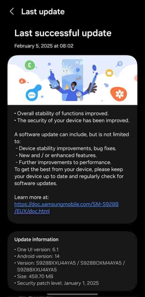 Samsung Galaxy S24 Series - One UI 6.1 Based January Update is Live in Europe