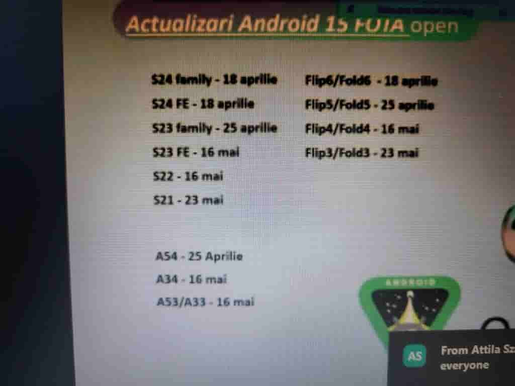 Samsung's Android 15 based One UI 7 Roll-Out Schedule
