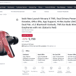 boAt Nirvana X TWS - Amazon Listing