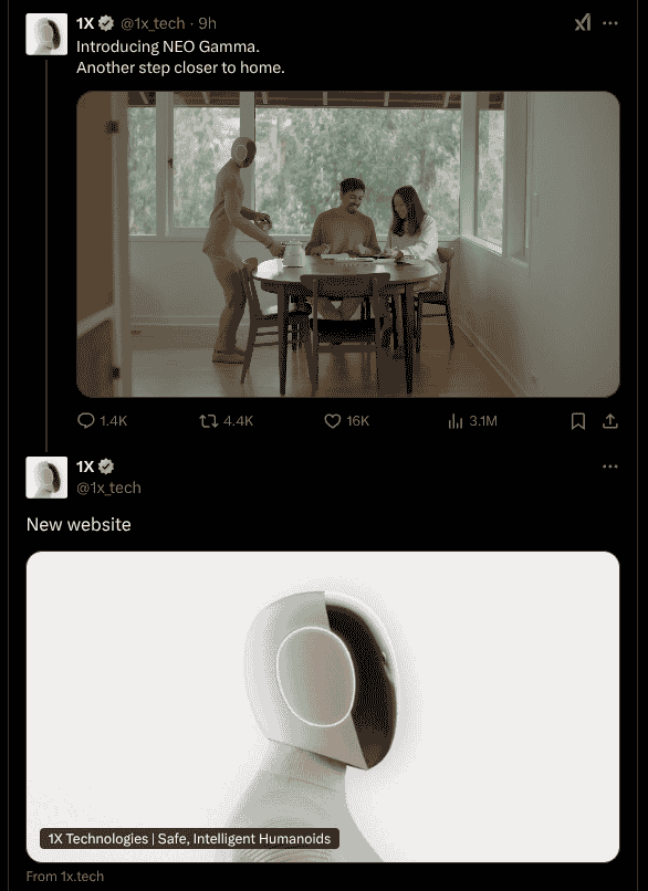 1X Introduces Gamma Neo - X Post