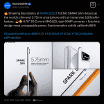 TECNO SPARK Slim - X Post