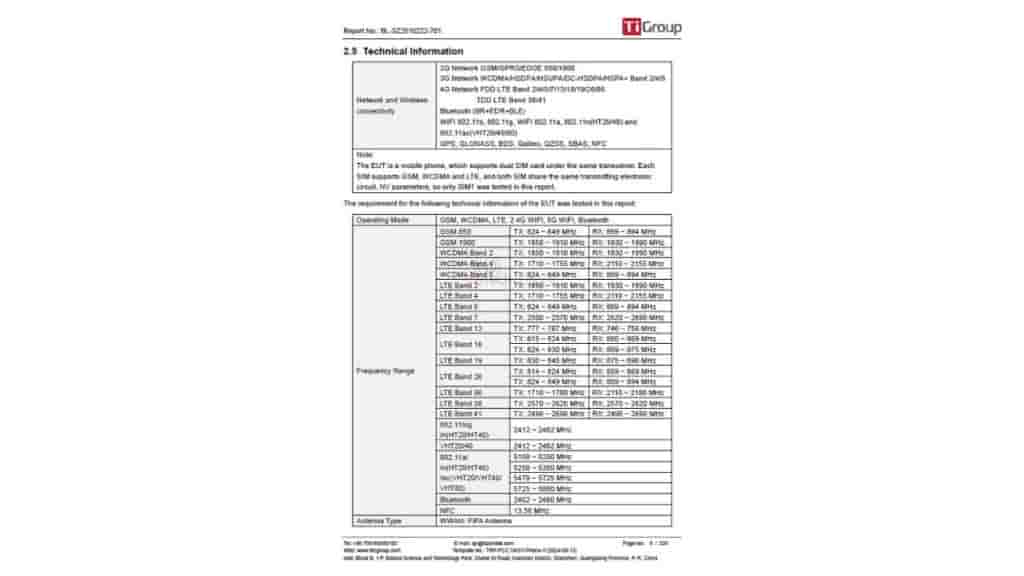 Vivo V50 Lite 4G (V2441) - FCC Certification (3)