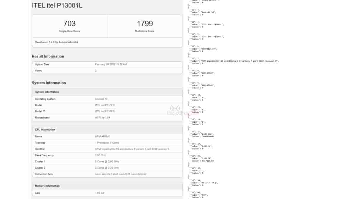 itel VistaTab 30 Pro spotted on geekbench
