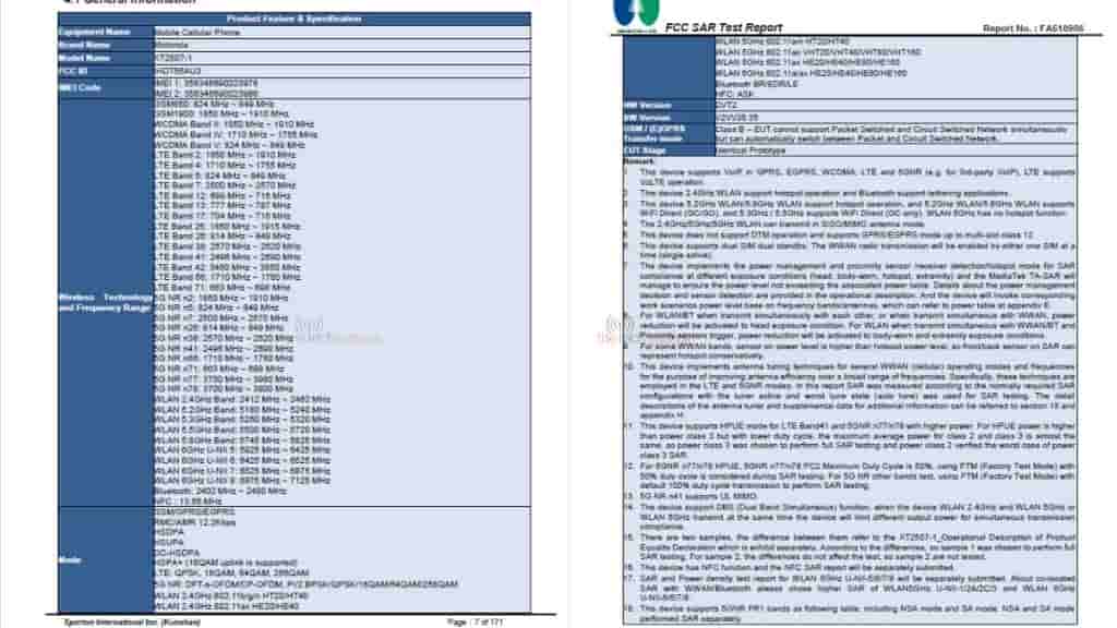 Alleged Motorola Edge 60 - FCC Certification (2)