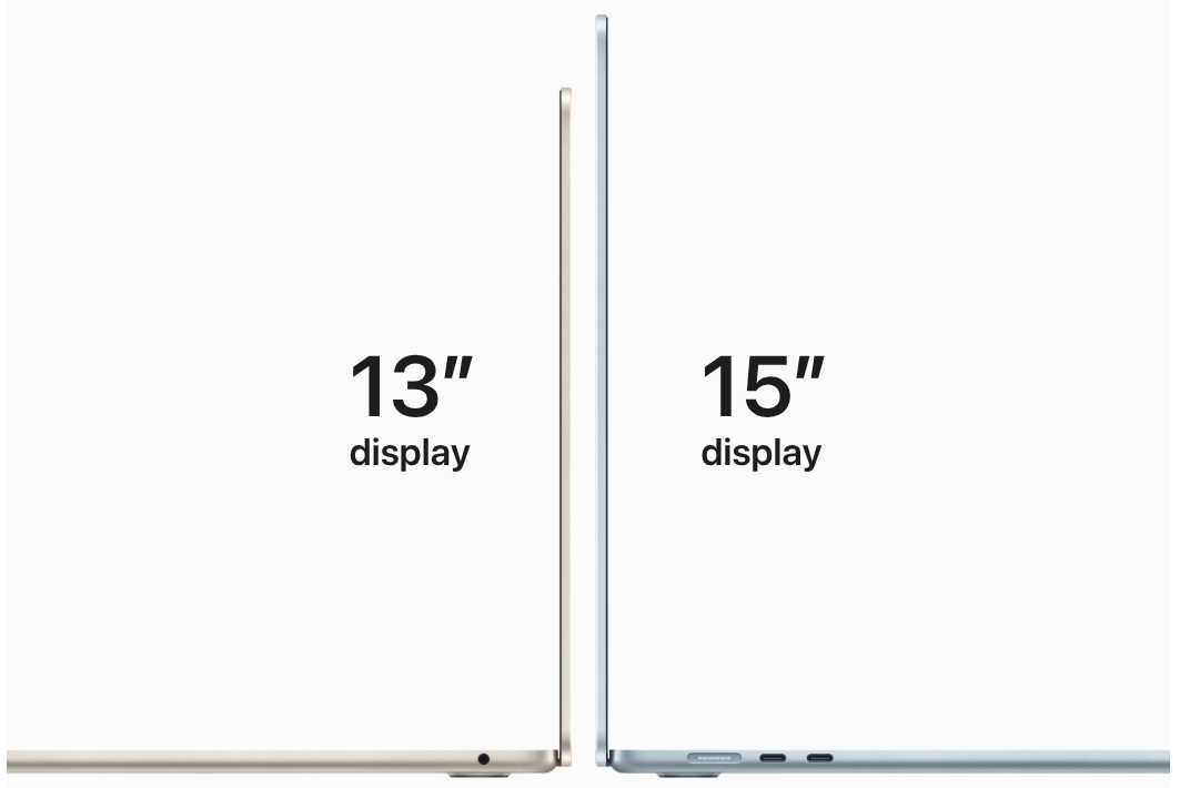 Apple MacBook Air M4 - 13-inch and 15-inch Display Size Variants