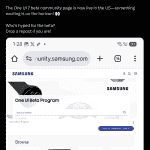 Galaxy S23 Series - One UI 7 Beta Community Page in US - X Post