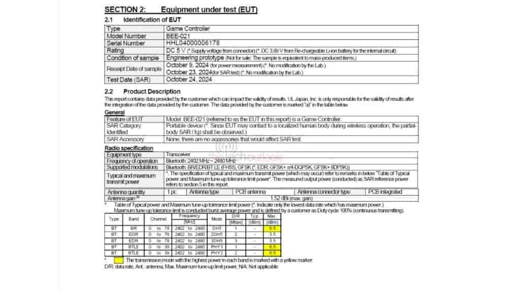 Game Controller for Nintendo Switch 2 - FCC Listing (2)