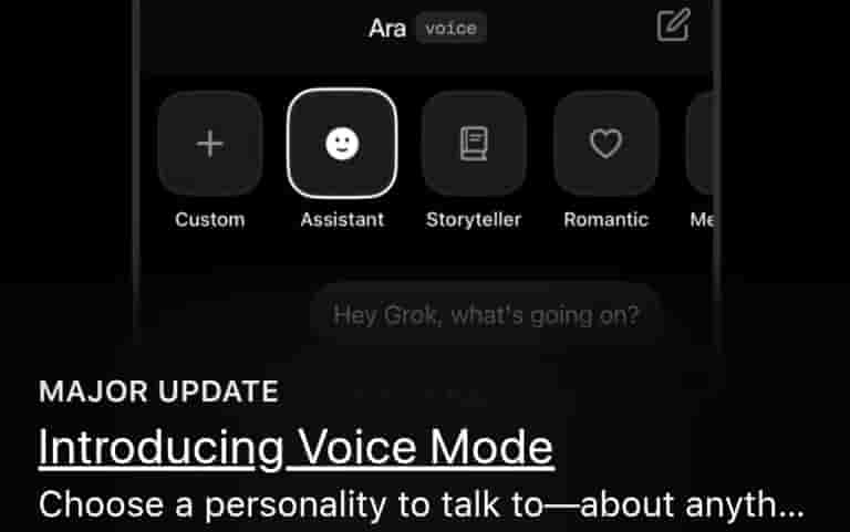 Grok Voice Mode now available for free for all iOS users - The Tech Outlook