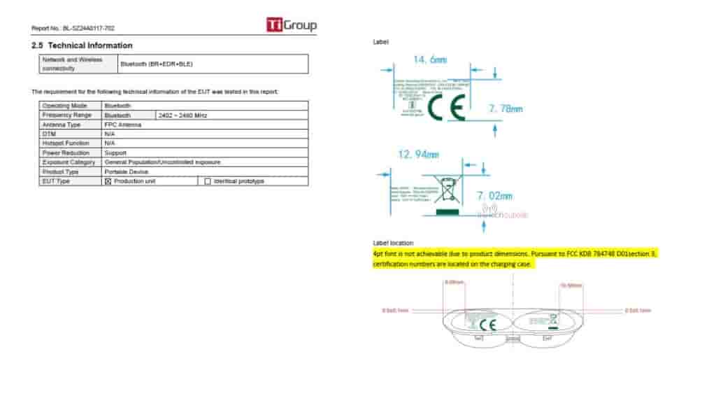OnePlus 'E513A' Earbuds - FCC Listing (2)