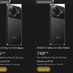 POCO F7 Series - Listed on Amazon